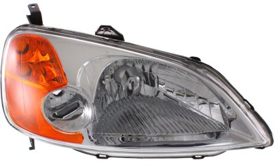 2003 Honda civic headlight bulb replacement passenger side #5